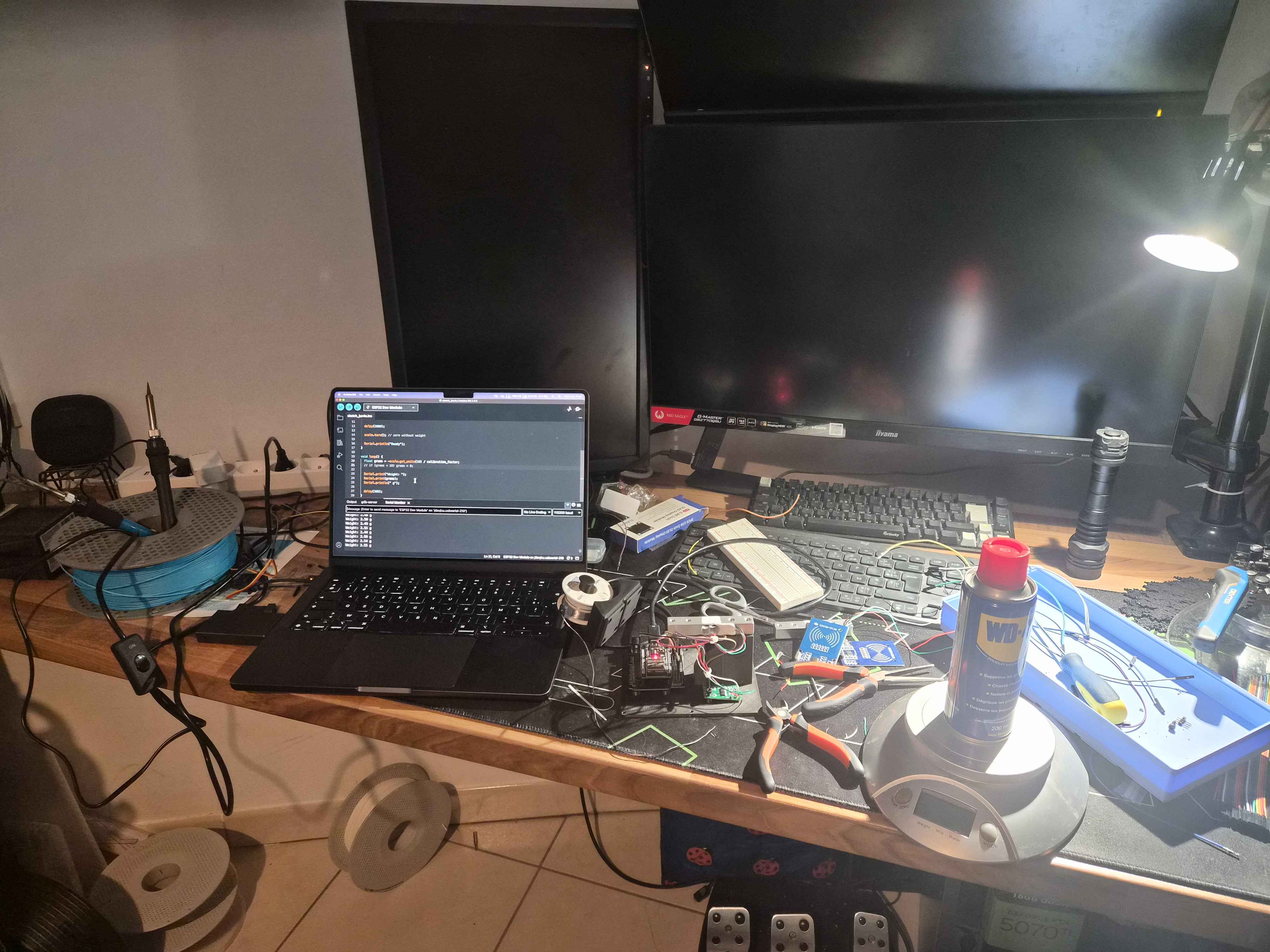 Le bureau en chantier